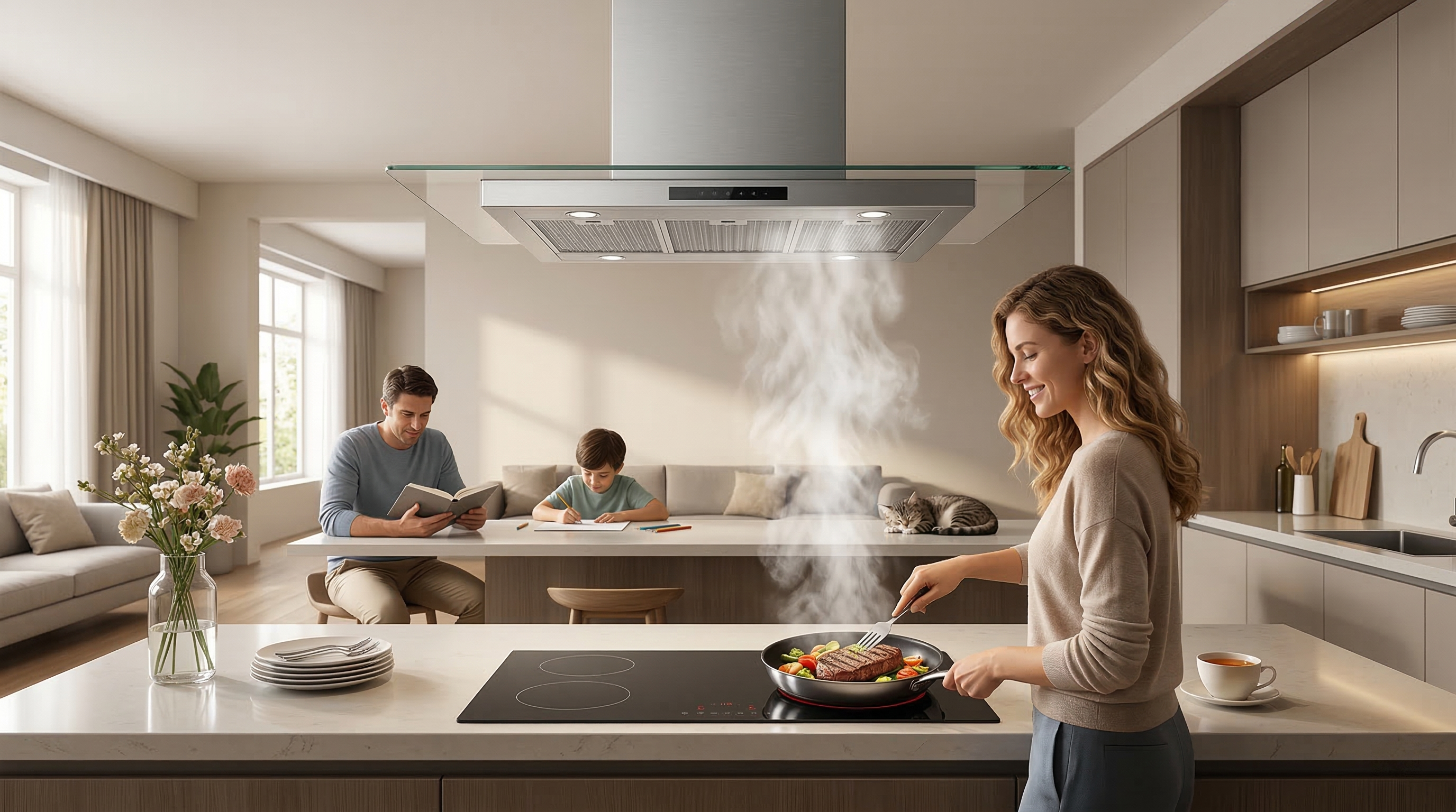 Can a range hood be both powerful and quiet over time? – Brano