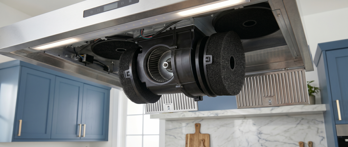 Are recirculating cooker hoods noisy?