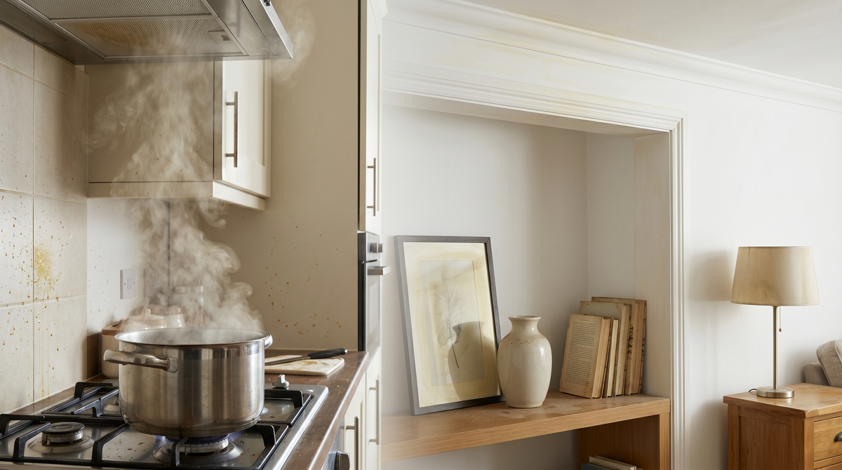 How Cooking Fumes Damage Your Home Decor?