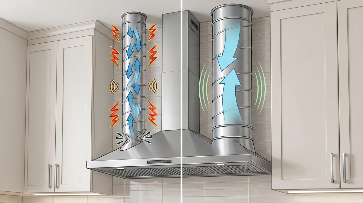 6" vs 8" Ducts: How Size Affects Noise & Suction