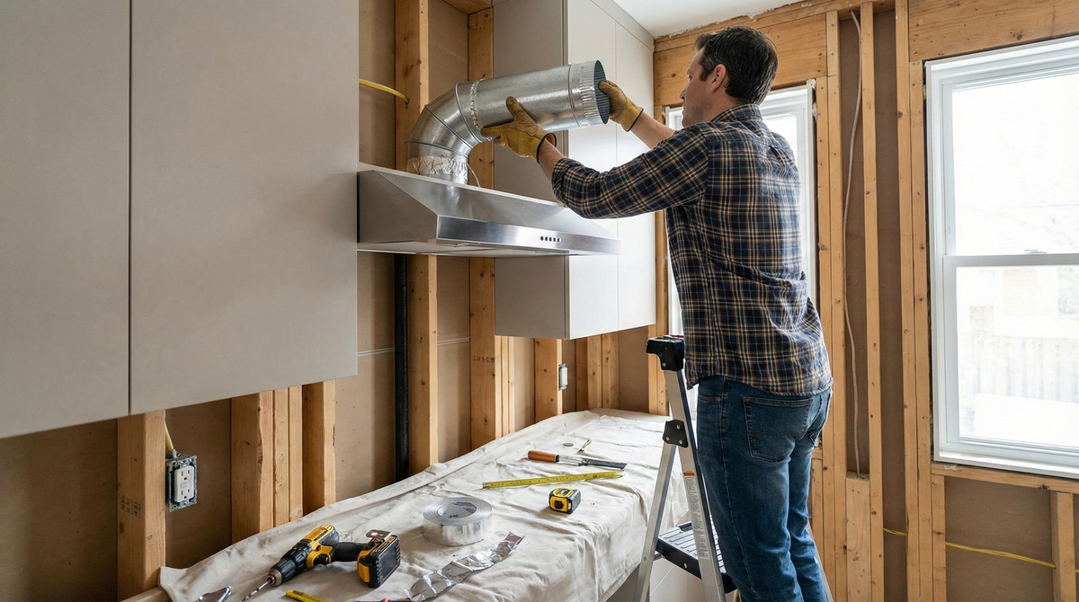 How to Install Range Hood Duct
