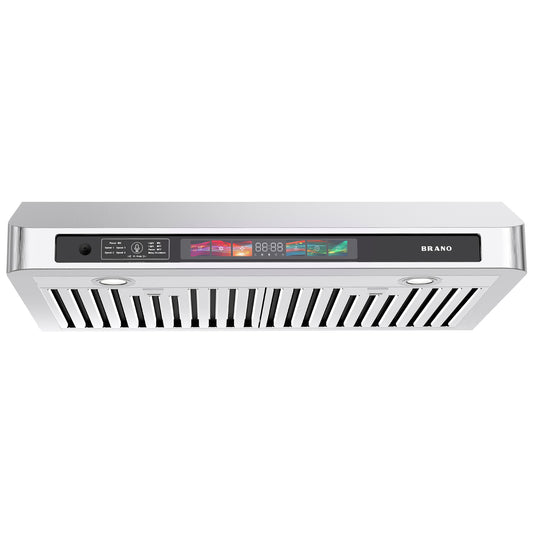 BRANO Duct Ventilation Fume Kitchen Under Cabinet Range Hood (GXEA-197C-30/36)