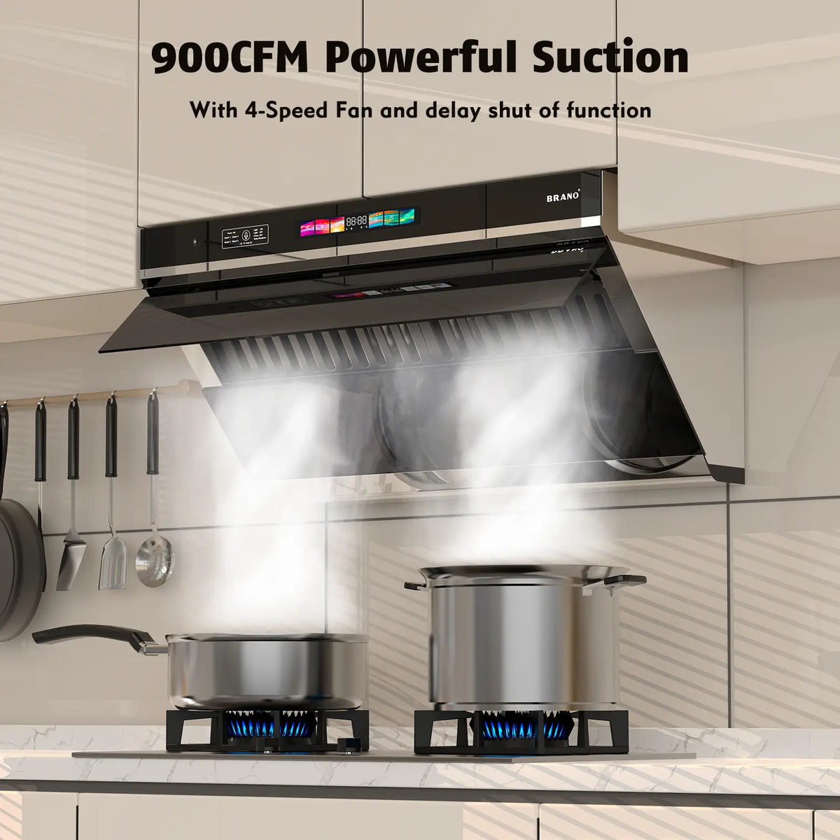 Ductless Range Hoods For 36 Inch Under Cabinet (GXEA-T06-36) - Brano