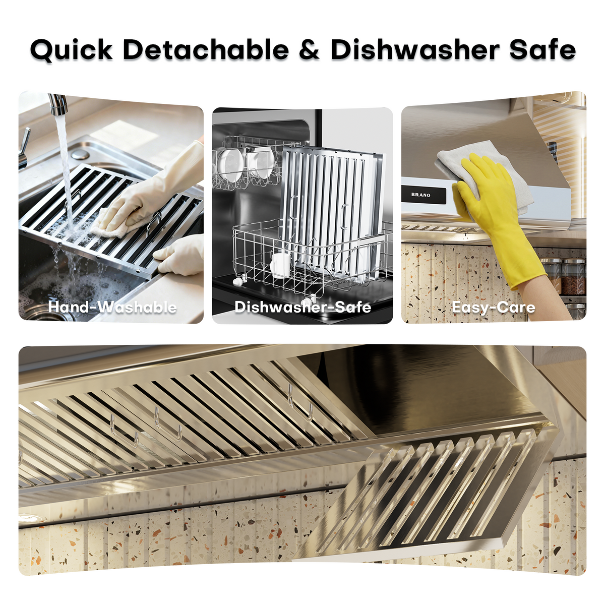 48 Inch DC Motor Outdoor Kitchen Range Hood