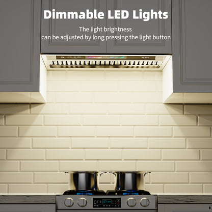 BRANO Smart Built-in Range Hood with Ductless Ventilation System (BU09B-V30/36)