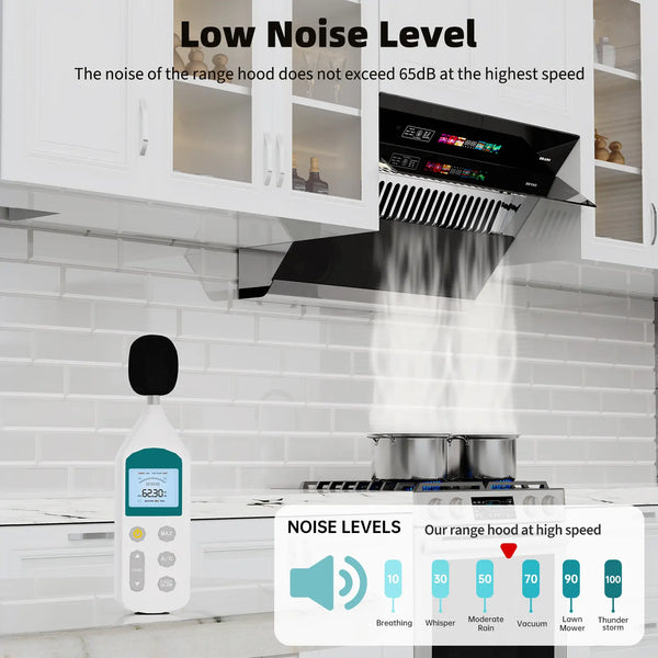 BROAN 30-IN BLACK RANGE HOOD - NEW, NEVER INSTALLED IN ORIGINAL BOX - Foto 3