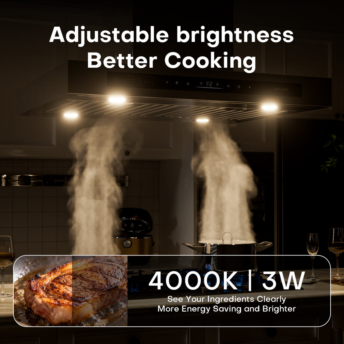 900 CFM Ductless Island Exhaust Hood - SL21S