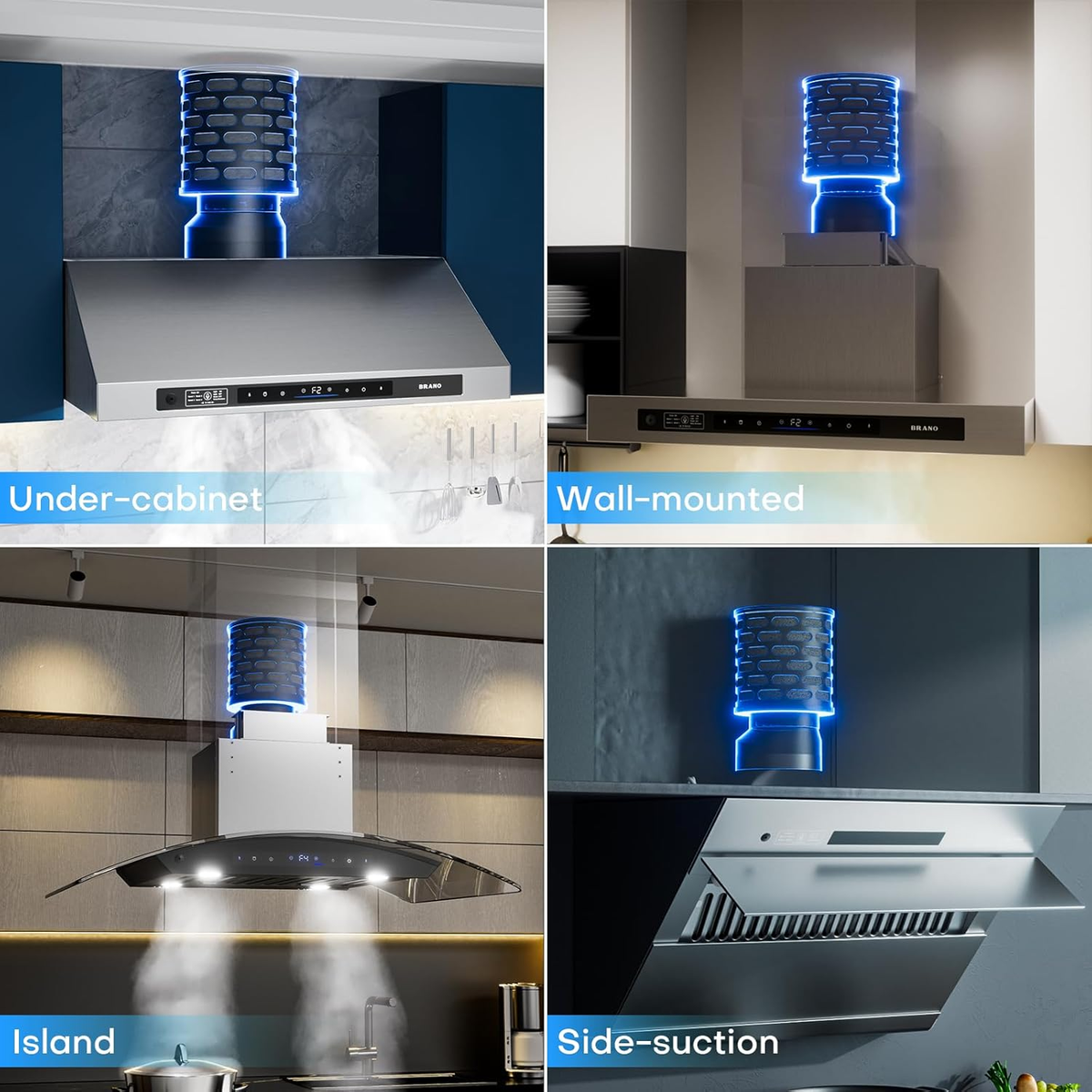 Brano Plasma Filter for Range Hood