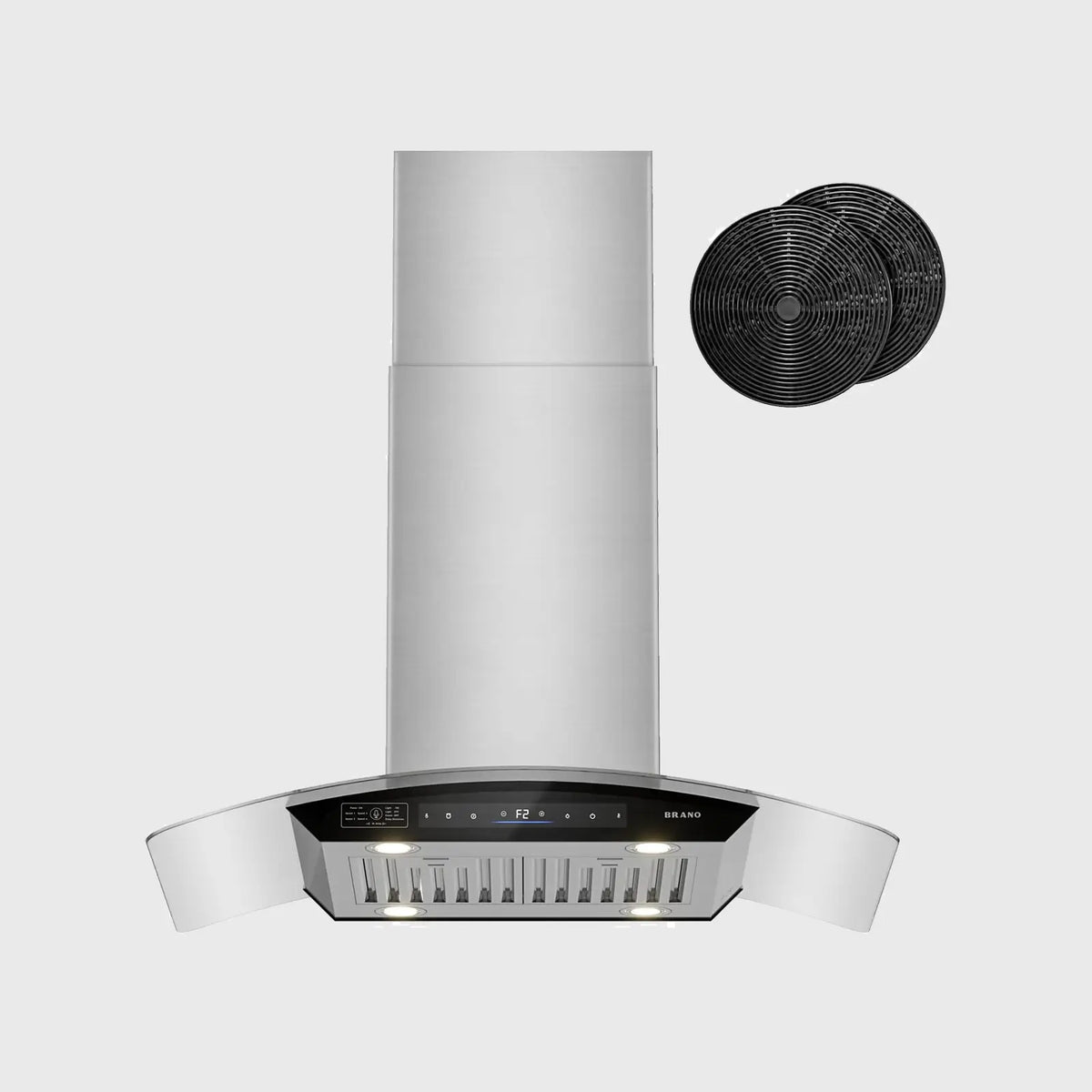 Ductless Island Vent Hood 900 CFM With 36 Inch (SL22S-V36) - Brano